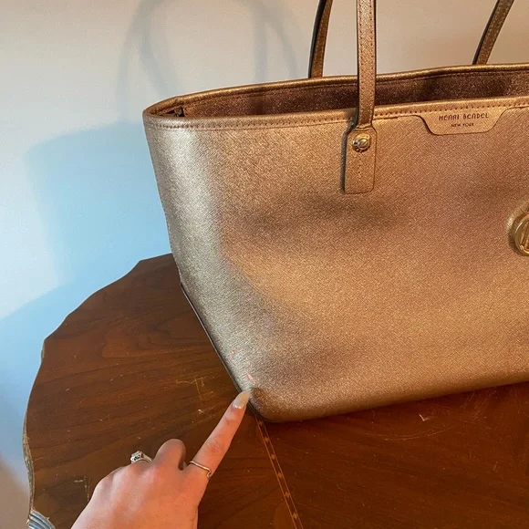 Henri Bendel Rose Gold & Sparkly Tote 💕 - Picture 5 of 10